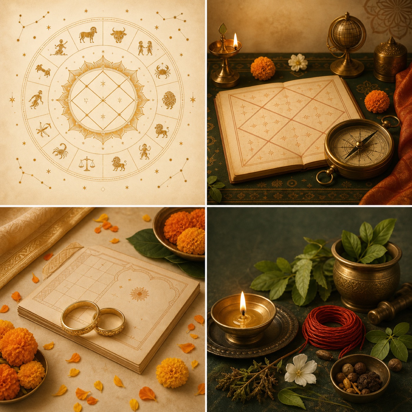 The disciplines of jyotish laid out as an atlas